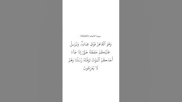 سورة الأنعام ٦١