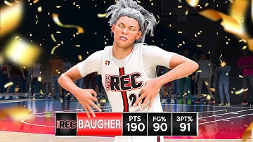 I SCORED 190 POINTS on my *NEW* 2-WAY SHARPSHOOTER in NBA 2K25