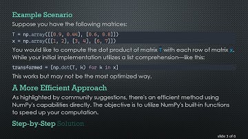 Efficient Approaches to Calculate the Dot Product with Every Row in NumPy