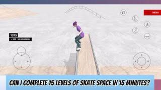 Can I complete 15 levels of Skate Space in 15 minutes? | Shello screenshot 4