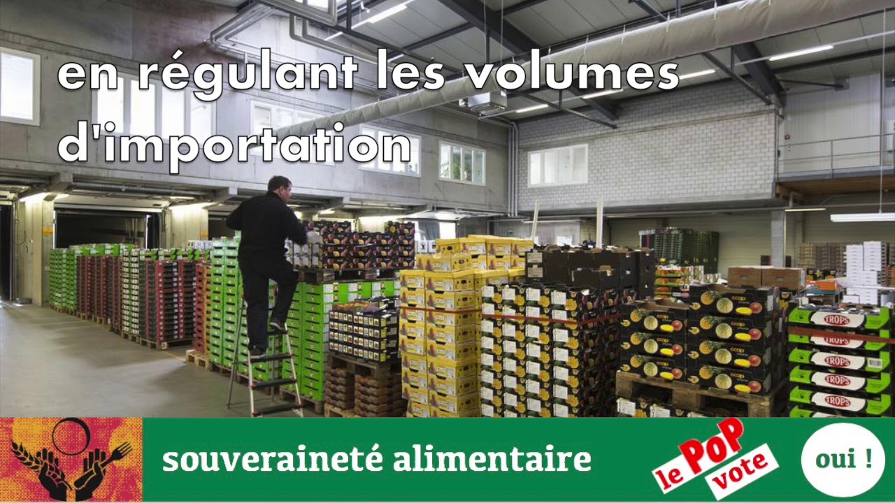 Votation sur la souverainté alimentaire