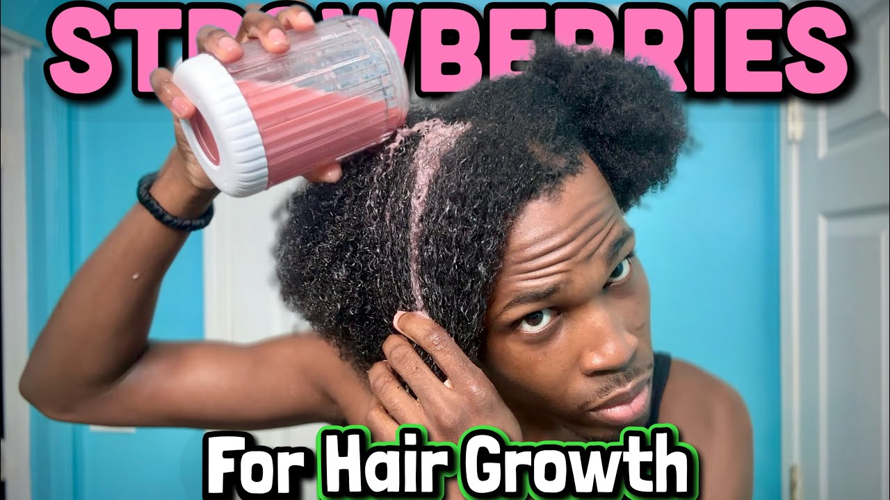 I Put Strawberries in My Hair for Hair Growth and This Happened