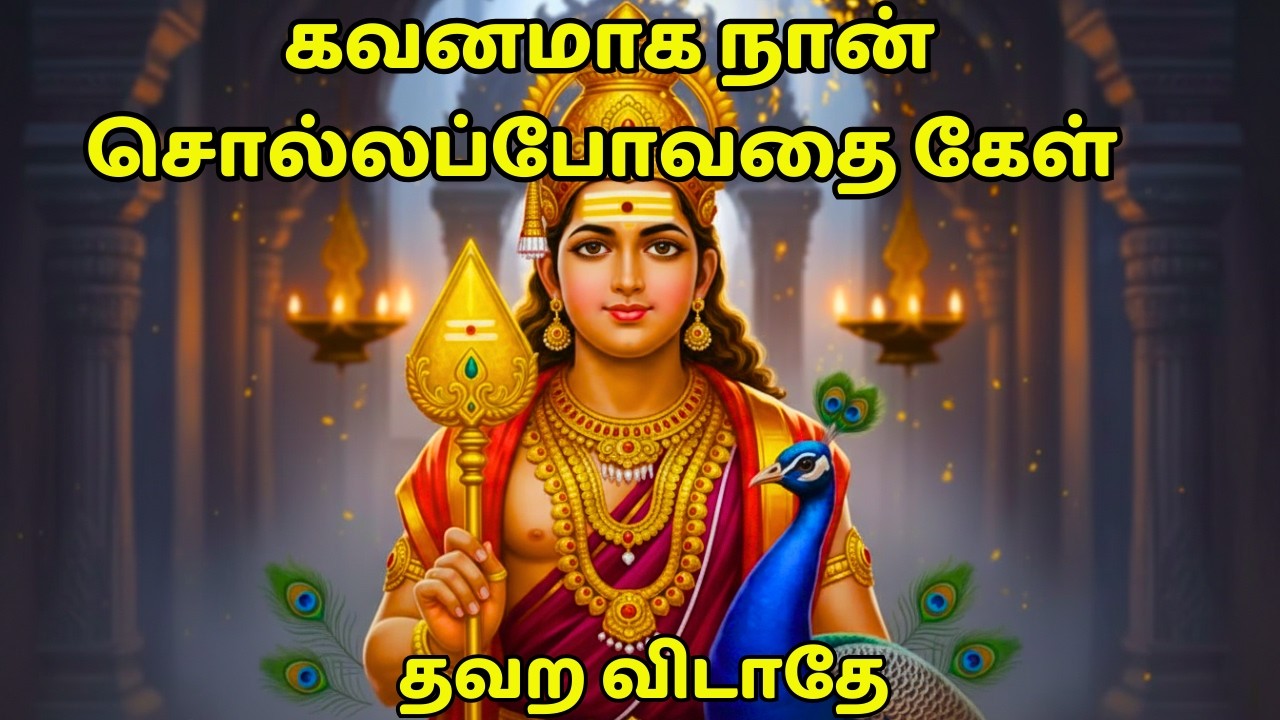 கவனமாக நான் சொல்லப்போவதை கேள் #murugan #muruganslogasmanthras