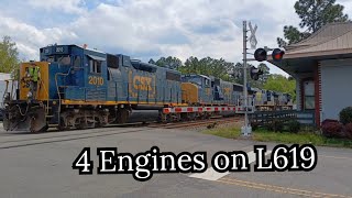 Chasing a HUGE 4 Engine CSX L619
