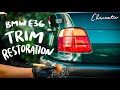 Restoring Faded Plastic Trims On A BMW E36 - Satisfying Transformation!