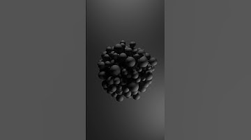 Abstract Spheres in Cinema 4D #shorts