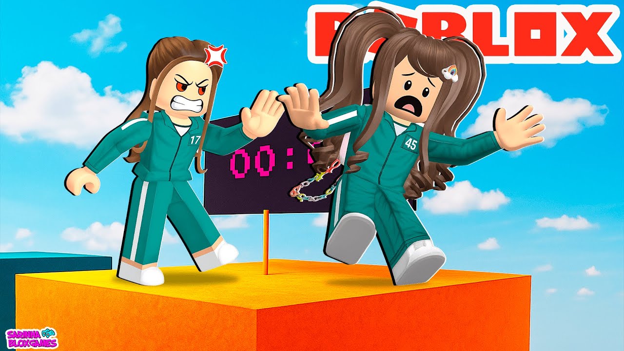 TODOS QUEREM ME EMPURRAR NO ÚLTIMO JOGO DO ROUND 6!! ROBLOX
