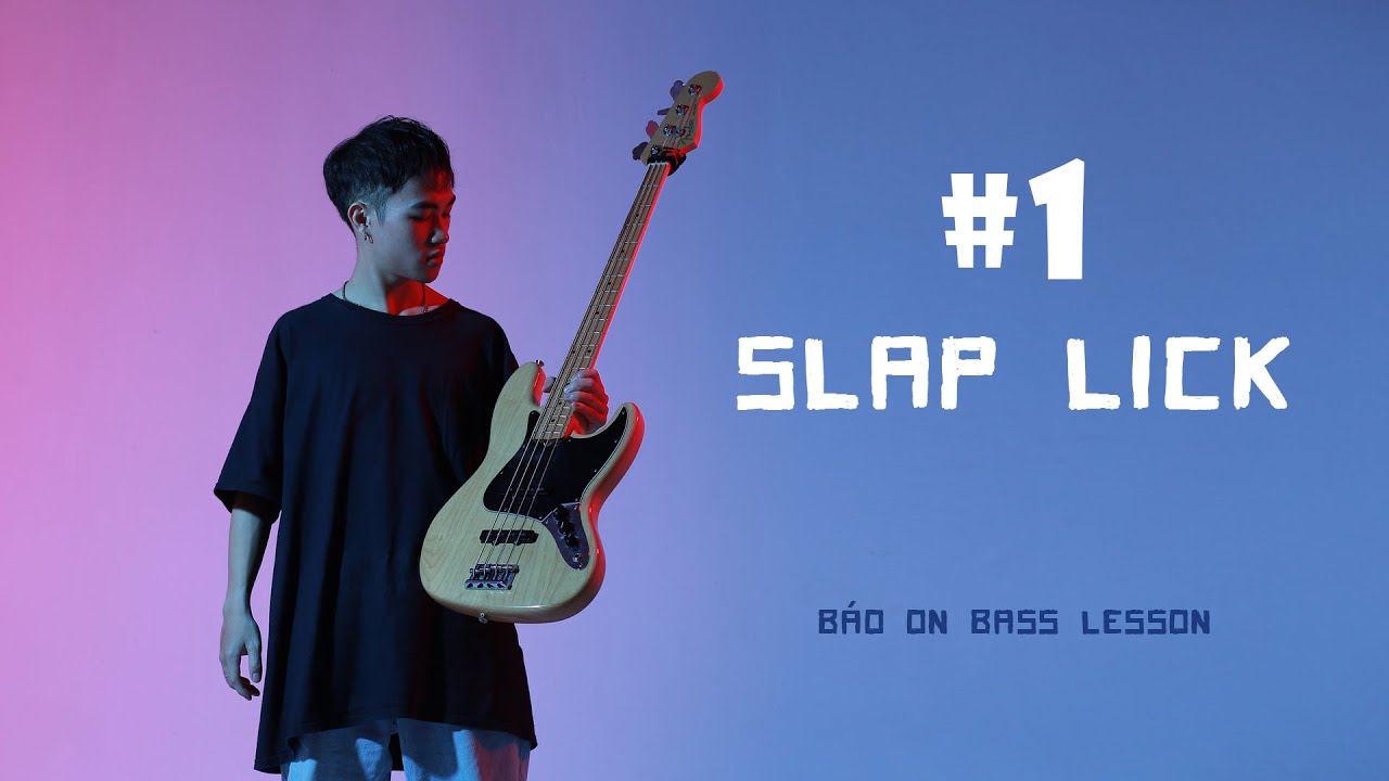  1 Slap Bass Licks  Baos Bass Lessons tab   C minor