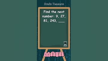 Sequence Logic Challenge: Crack the Code | math riddles in english #maths #puzzle #quiz #sequence