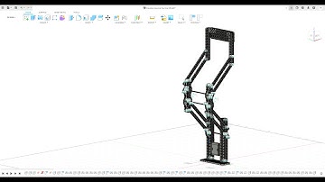 Animated Double Reverse 4-bar Vex IQ Lift