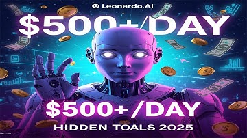 💰 10 Hidden AI Tools That Make $500+/Day in 2025 🤖 Passive Income FAST! 🚀