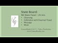 State Board - 2021 Basic Facial Procedure