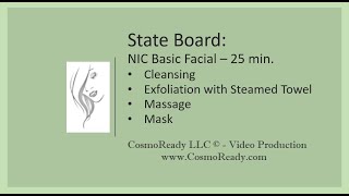 Celebrity State Board - 2021 Basic Facial Procedure Profile