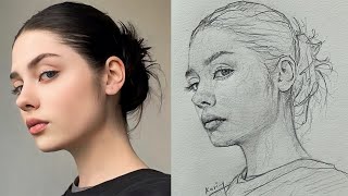 shading and blending skills to create lifelike portraits By Loomis Method