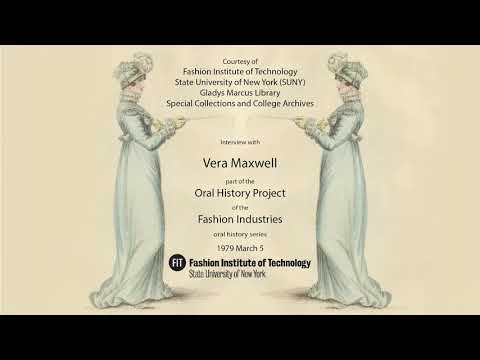 Vera Maxwell interview,