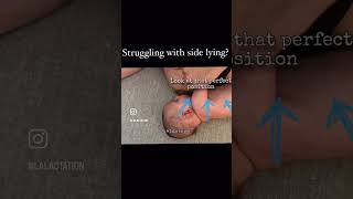 Side lying breastfeeding