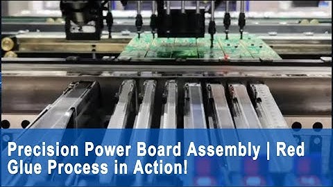 Red Glue Power Board SMT Assembly | High-Speed & Stable Production