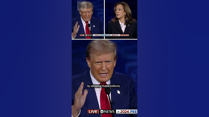 The Trump-Harris presidential debate in 60 seconds