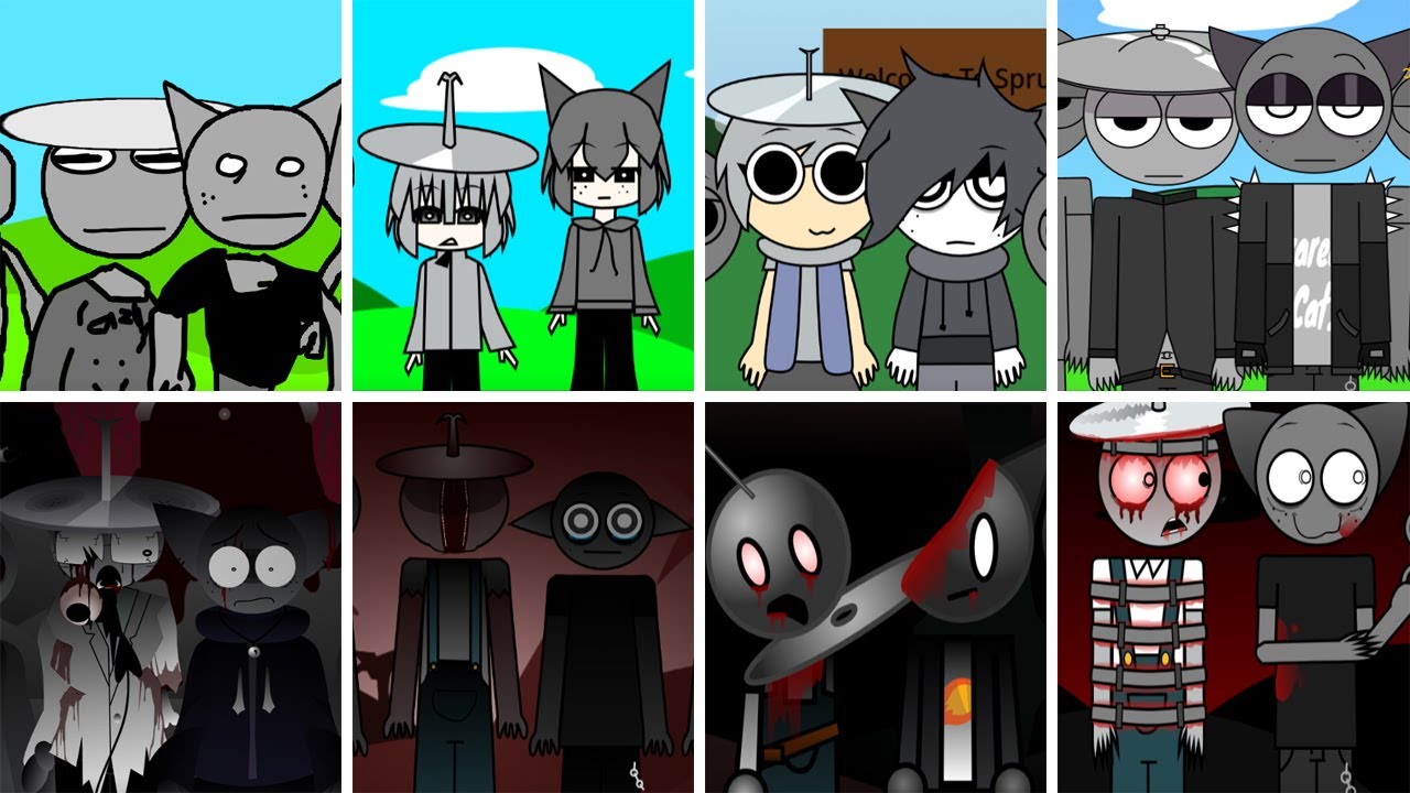 Incredibox - Sprunki but ONLY CLUKR and GRAY in ALL Human Edition