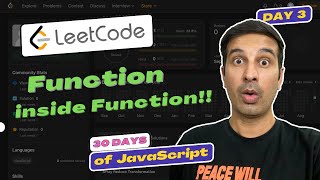Firse Closures ki problem [Day - 3] | LeetCode JavaScript Profile