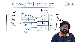 Memory Read & Memory Write Machine Cycle of 8085