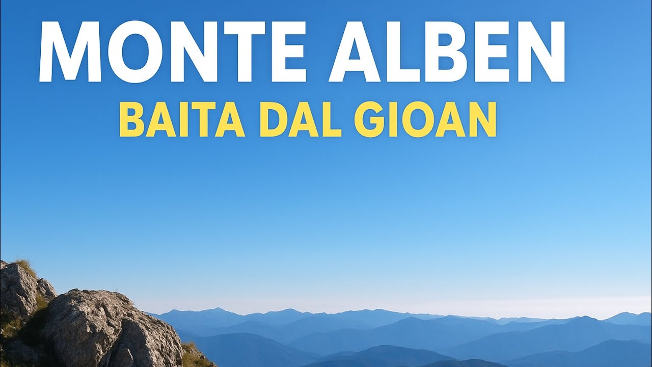 MONTE ALBEN e BAITA dal GIOAN da PASSO ZAMBLA (BG)🏔️🏠