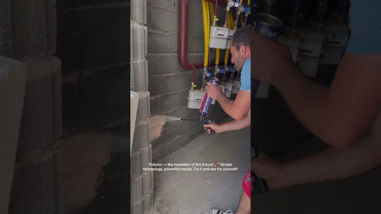Polynor is a spray insulation that saves you time and money ⚡️