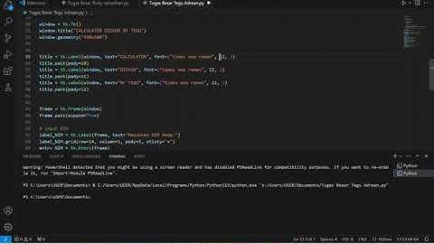 TUGAS BESAR PRAKTIKUM ALGORITMA PEMOGRAMAN TEGU ADREAN