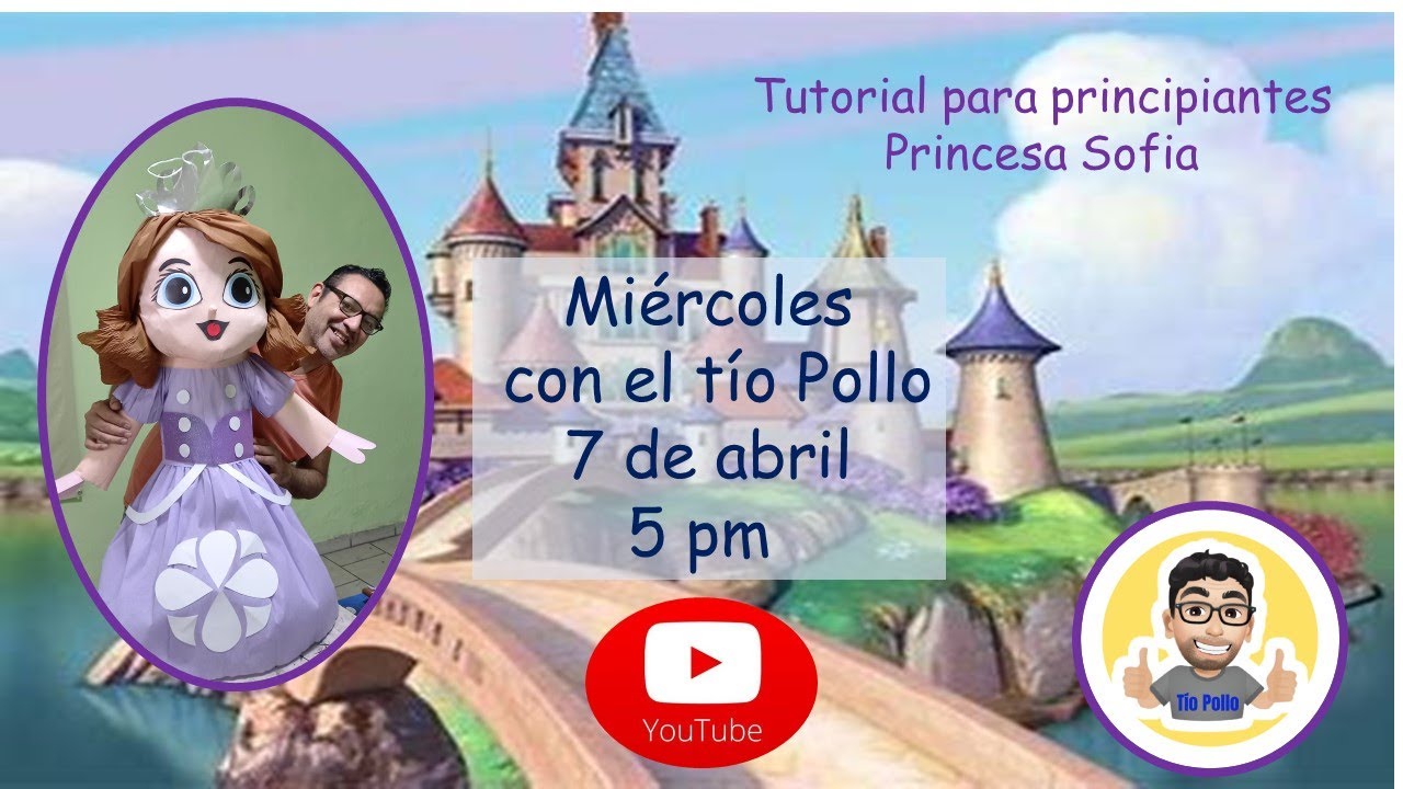Piñata Tutorial Princesa Sofia