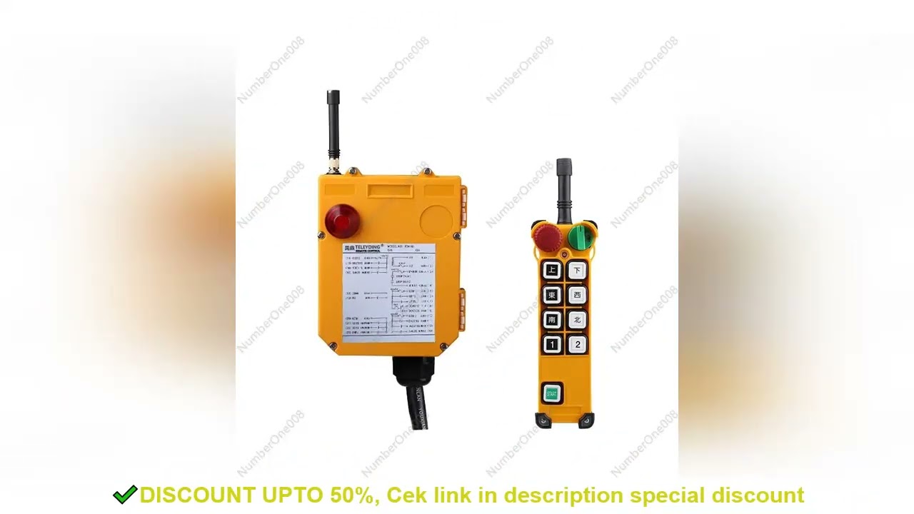 F24-8D/8S Remote Control, Crane Driving Remote Control, Industrial Wireless Remote Control Yuding Do