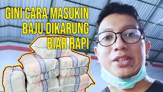 Cara Packing Baju di Karung Biar Rapi