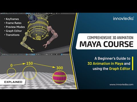 Maya Course • 3D Animation in Maya and Using the Graph Editor • A Beginner's Guide • Maya Tutorial