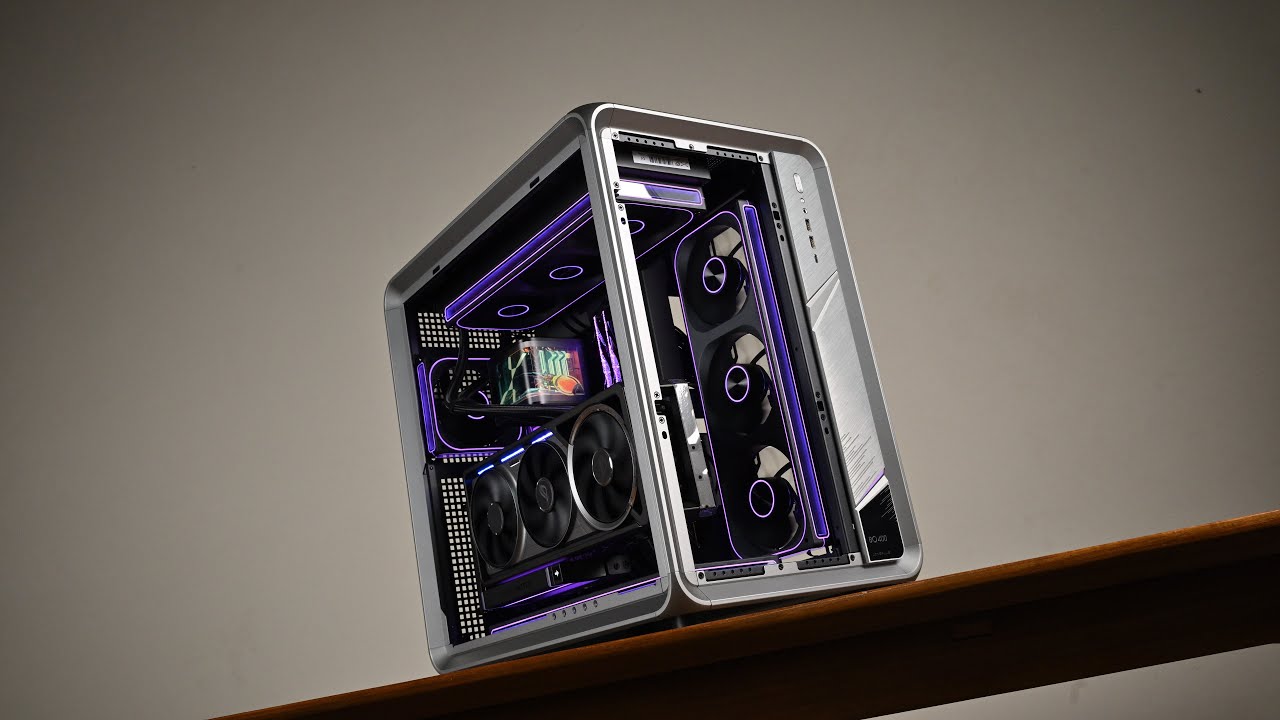 This is the coolest metal computer ever！！9950X3D｜RTX5090｜X870E HERO ...