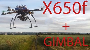 X650F Experimental Flight Test with Gimbal - RC-Creator