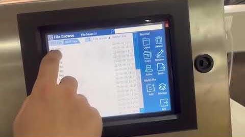 How to import the bmp file from the USB flash memory-Leadjet CIJ inkjet printer