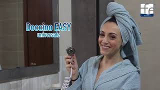 Doccino Easy Universale, doccino per lavandino, flessibile, facile da  installare, fissaggio con bioadesivo, pratico e compatto, bianco 