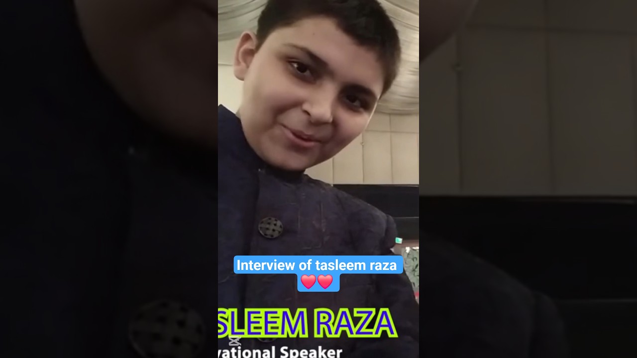 Interview of tasleem raza ❤️❤️ 
