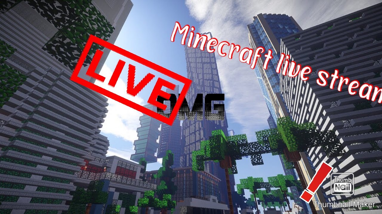 Minecraft With My Friend Live Stream - YouTube