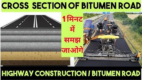 Cross section of Road | Highway Cross section | Road Construction | #construction | Engineering Guru