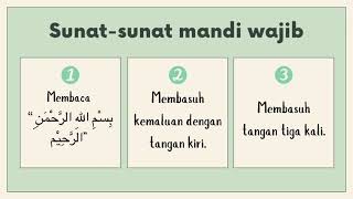 Feqah Tahun 2: Mandi Wajib | Sukatan JAIS Feqah Tahun 2: Mandi Wajib | Sukatan JAIS