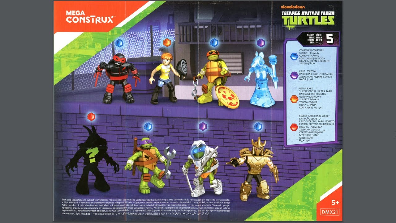 Mega Bloks Shredder Teenage Mutant Ninja Turtles Serie 1 - Figura Da Collezione Nuova - Foto 6