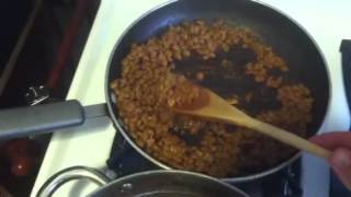 Freeze dried ground beef meal idea