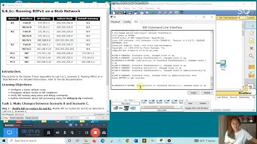 5.6.1c Running RIPv1 on a Stub Network