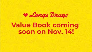 Great deals! Longs Drugs Value Book coming November 14