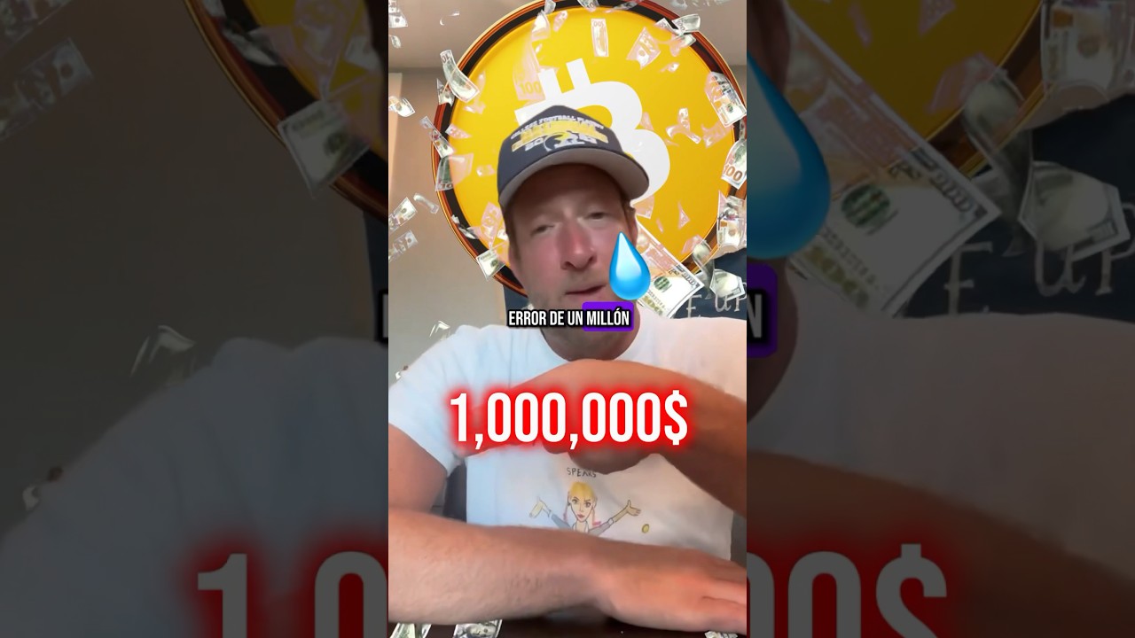 Cometió un ERROR de 1 MILLÓN de $$$ #bitcoin #btc #trading #criptomonedas #noticiascriptomonedas