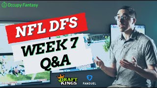 NFL DFS Week 7 Advice: Live Q&A for FanDuel, DraftKings, and Yahoo!