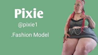 Pixie Biography, Wiki, Plussize Curvy Model, Fashion Model, Lifestyle, Facts