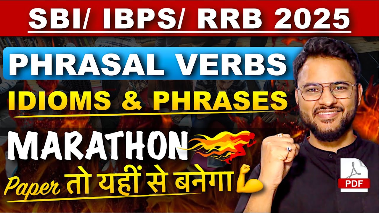 100+ Most Important Phrasal Verbs & Idioms for Bank Exams | Phrasal Verbs by Chirag Chopra sir