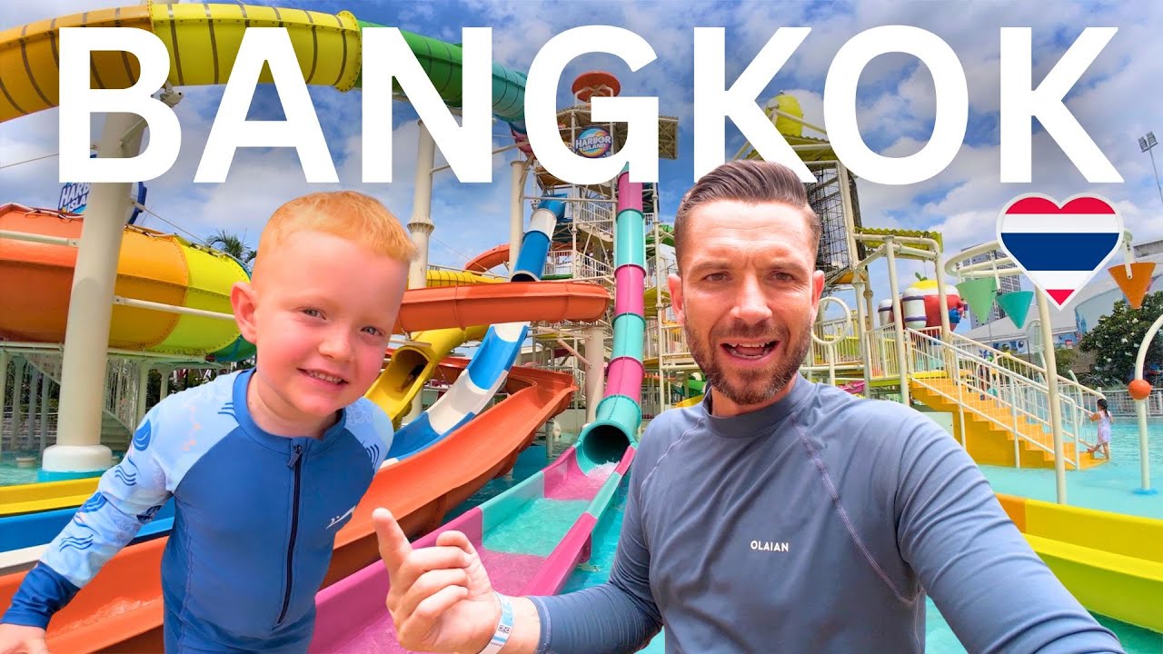 BANGKOK’S BEST WATERPARK 🇹🇭 HarborIsland Bang Kapi 