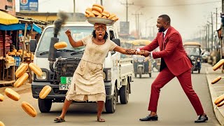 A handsome billionaire saved a poor bread seller, but something unexpected happened #africantales